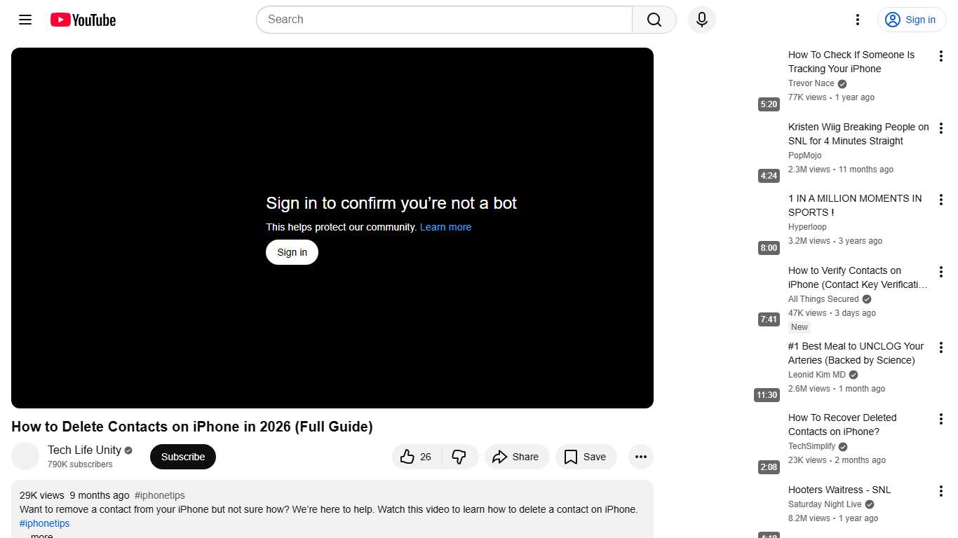 How to Delete Contacts on iPhone in 2026 (Full Guide) - YouTube